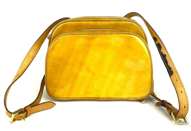 Louis Vuitton Yellow Monogram Vernis Murray Backpack in Yellow Leather from Bagriculture