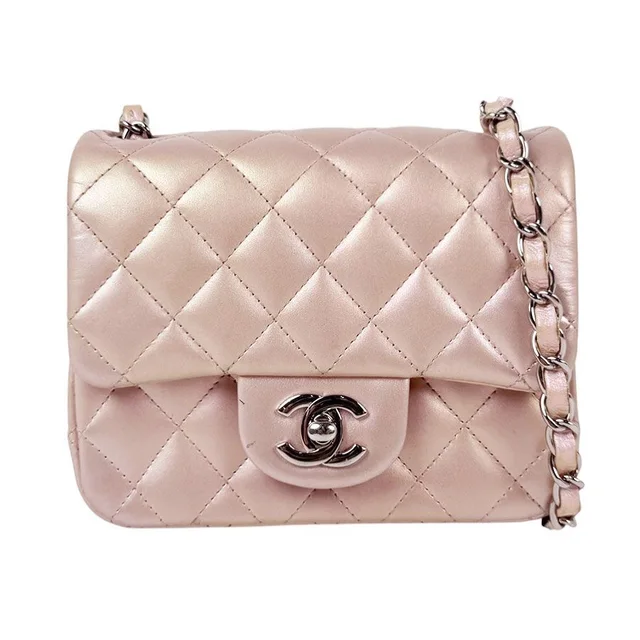 Chanel Shoulder Bag Pink in Pink Leather from The Reluxe