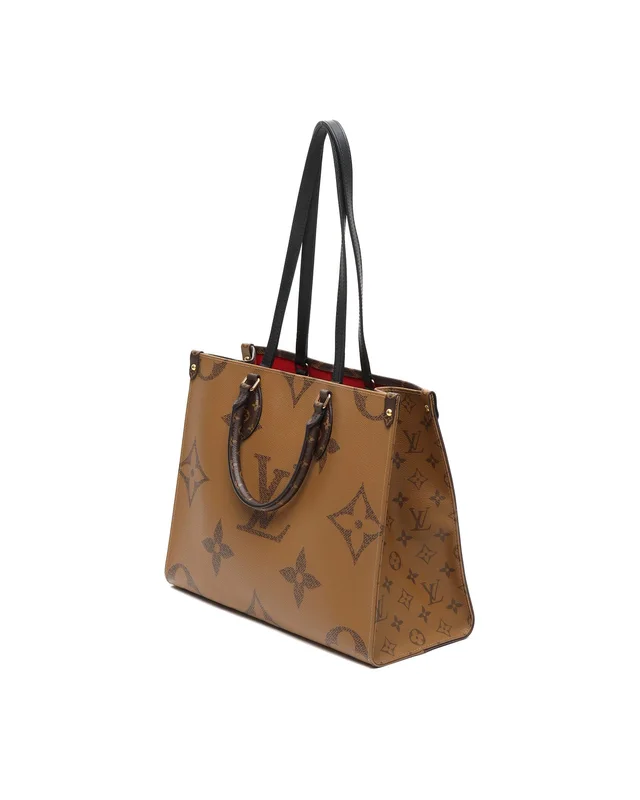 Louis Vuitton Giant Monogram On The Go MM Bag in Coated canvas from A Retro Tale, photo 3 of 8