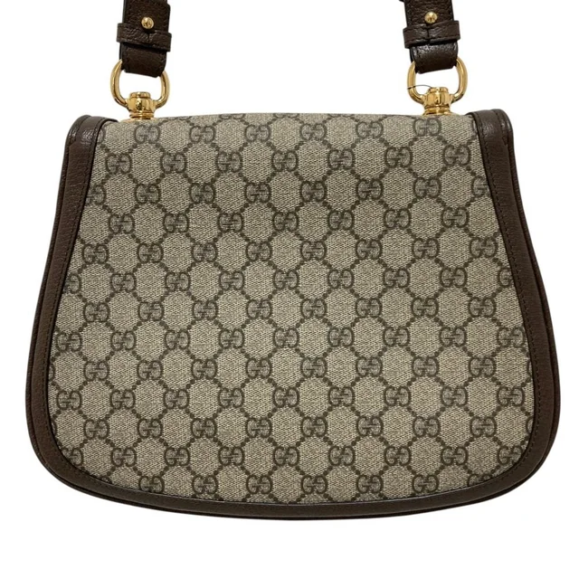 Gucci Blondie GG Supreme Shoulder Bag in Beige Canvas from LuxUness, photo 2 of 17