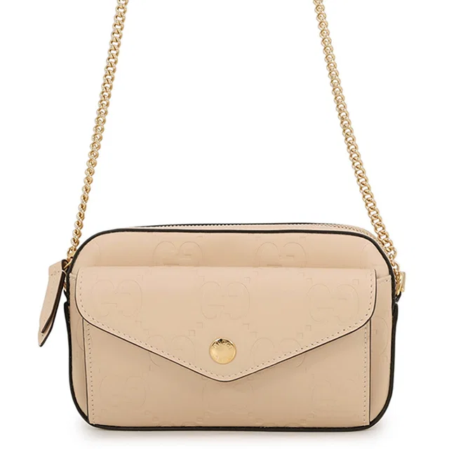 Gucci GG Super Mini ChainShoulder Bag Beige781554 AAC1Q 5701 Leather in Leather from GALLERY RARE