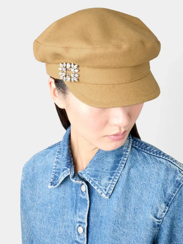 Roger Vivier Broche Embellished Sailor Hat, photo 7 of 7 from SENSER
