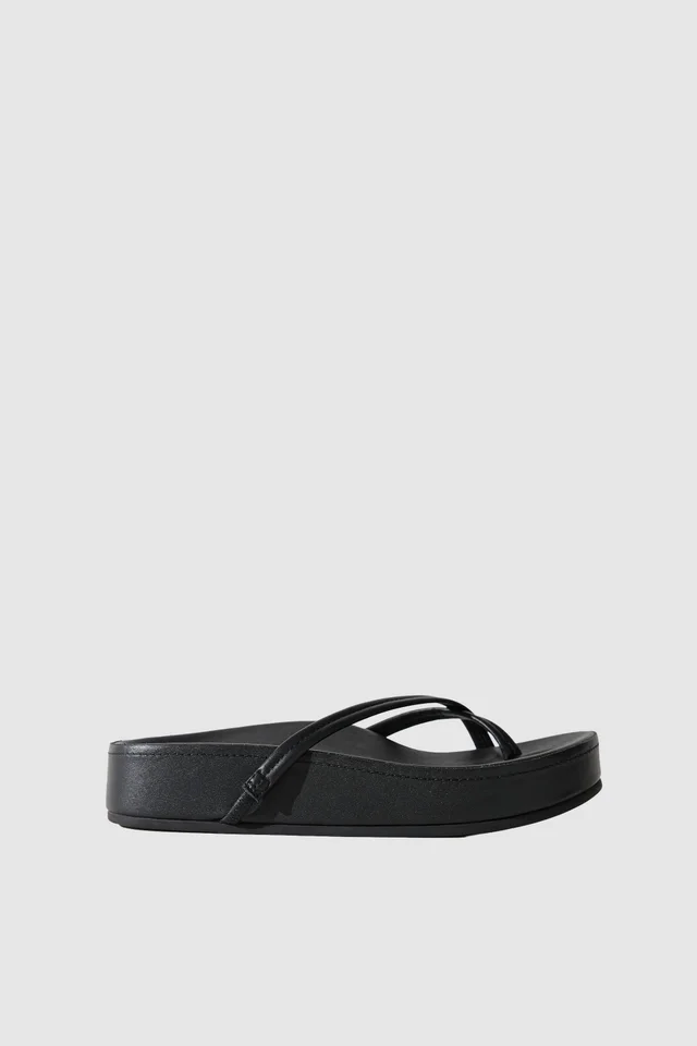 St Agni Cross Strap Flatform - Black from St. Agni, photo 1 of 1
