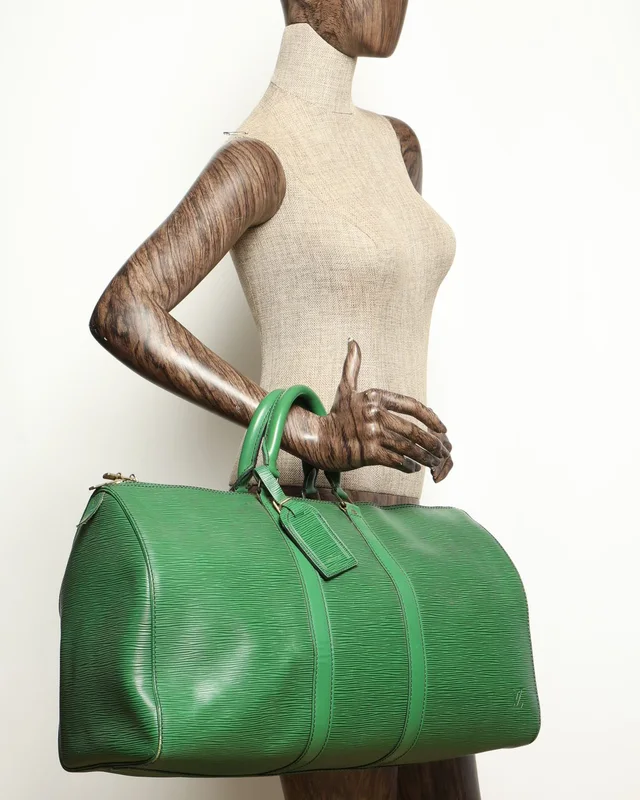Louis Vuitton Epi Keepall 45 Weekend Bag in Suede from A Retro Tale, photo 11 of 11