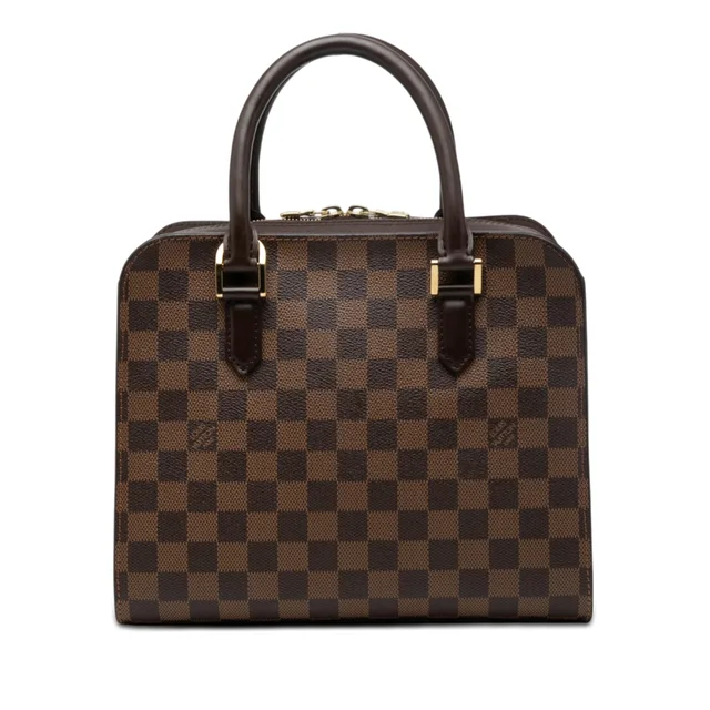 Brown Louis Vuitton Damier Ebene Triana Handbag in Brown Canvas from Designer Revival, photo 1 of 1