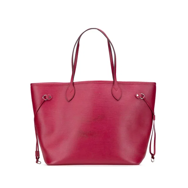 Pink Louis Vuitton Epi Neverfull MM Tote Bag in Pink Leather from Designer Revival