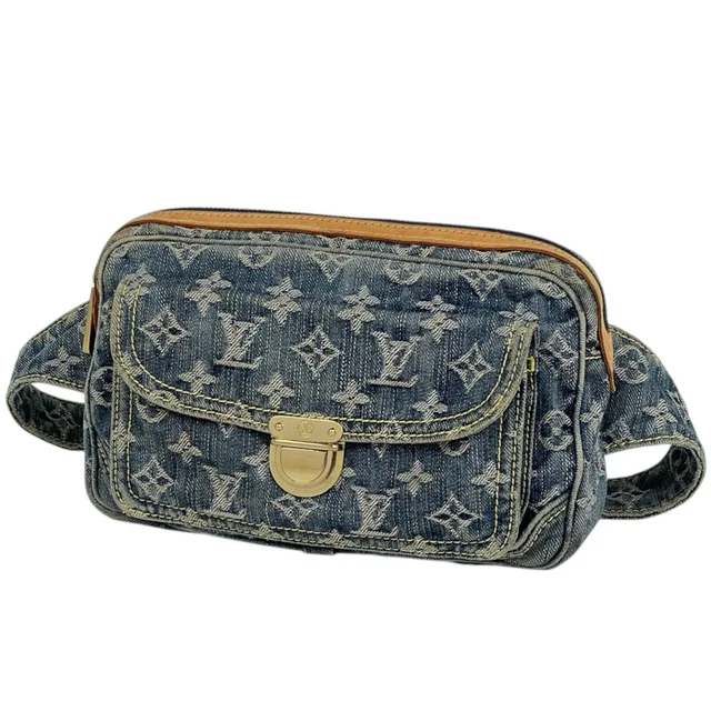 Louis Vuitton Bum Bag Monogram Denim Blue in Blue Denim from The Reluxe