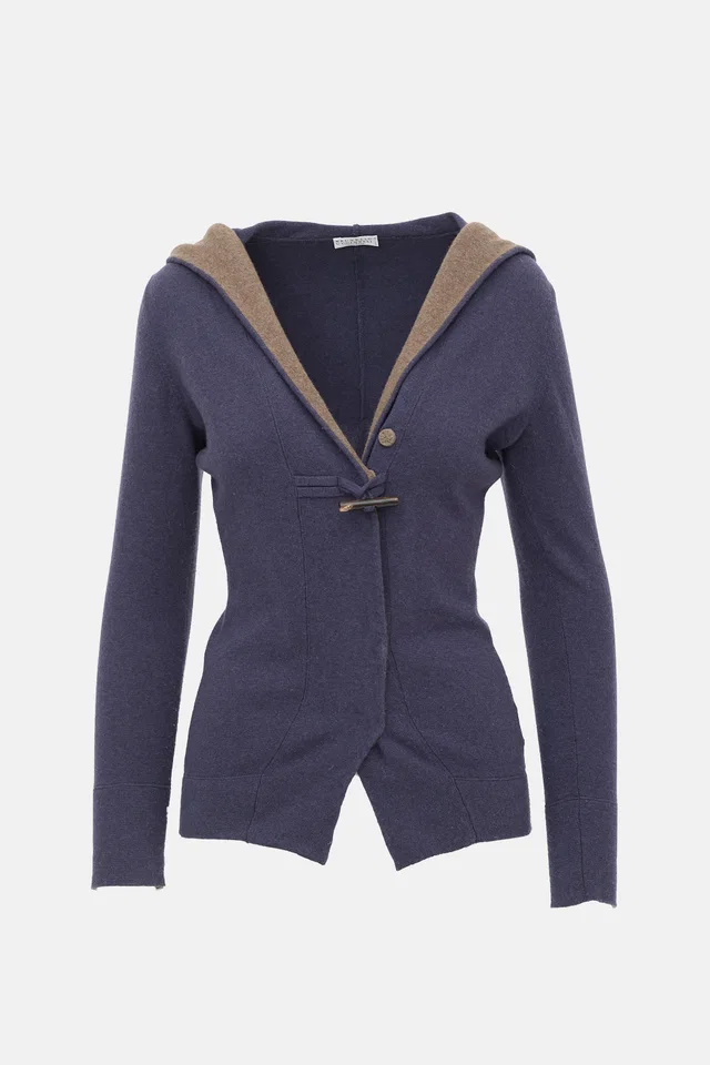 Brunello Cucinelli Cashmere Toggle Hoodie in Cashmere from VSP Consignment