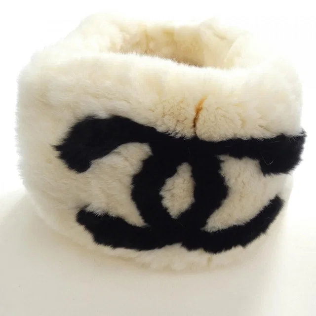 Chanel Scarf White in White from The Reluxe