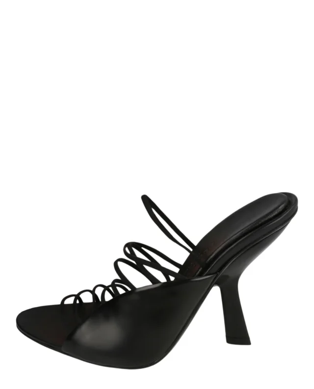 Salvatore Ferragamo Altaire Strappy Sandals in black, photo 6 of 6 from ShopSimon