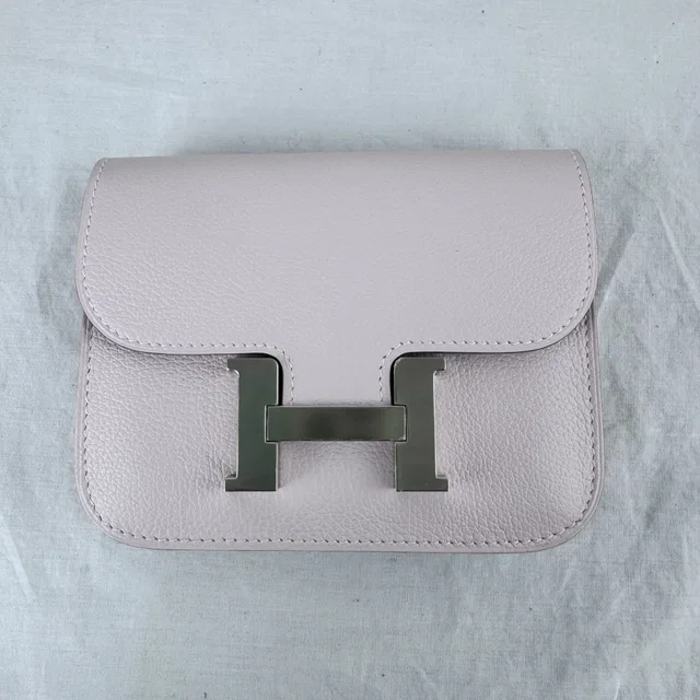 Hermès Constance Slim Wallet in Evercolor Leather, Metal from Reowned