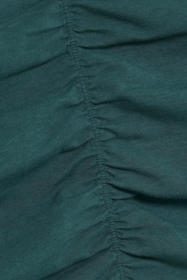 Another Tomorrow Ruched Stretch Jersey Bodysuit, photo 7 of 7 from THE OUTNET