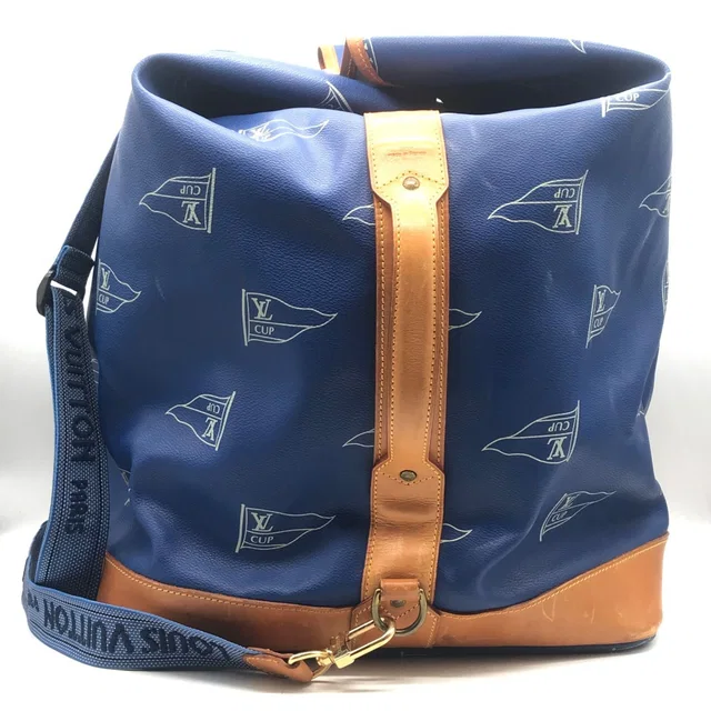 Louis Vuitton Cup Sac Marine Bandouliere Shoulder Bag Blue in Navy Leather from The Reluxe