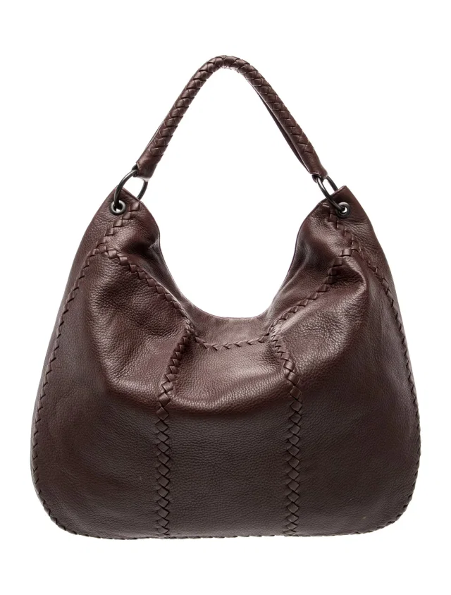 Bottega Veneta Intrecciato Hobo in brown|red Woven leather from The RealReal