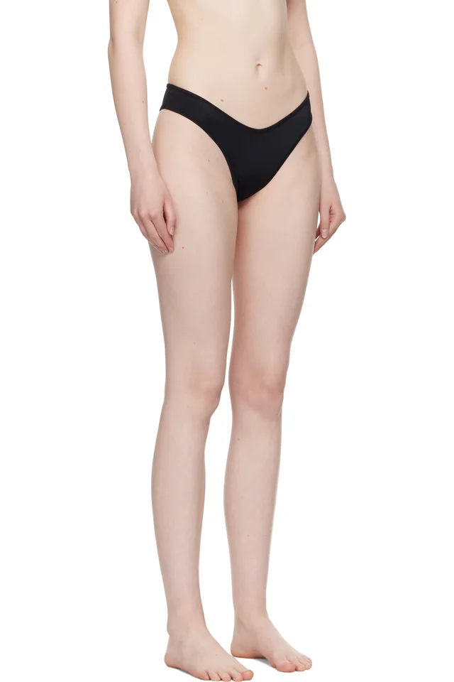 Belle Anna Black Calla Bikini Bottom, photo 2 of 4 from SSENSE