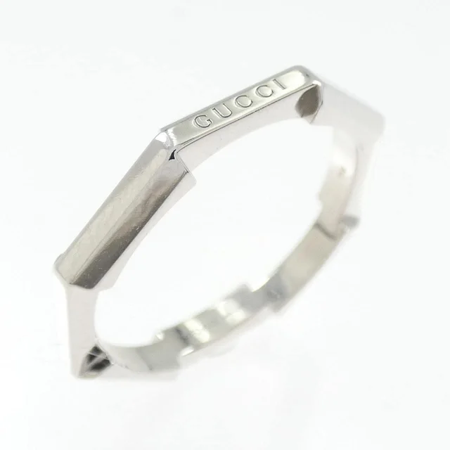 Gucci mirror ring in 750 white gold from KOMEHYO