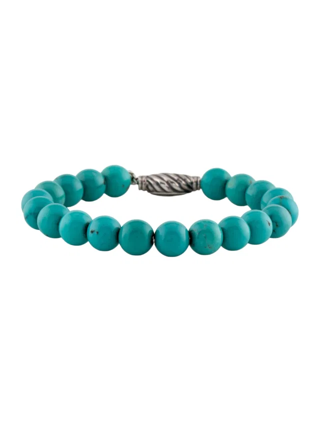 David Yurman Turquoise Spiritual Beads Bracelet, 8.5" in multicolor from The RealReal