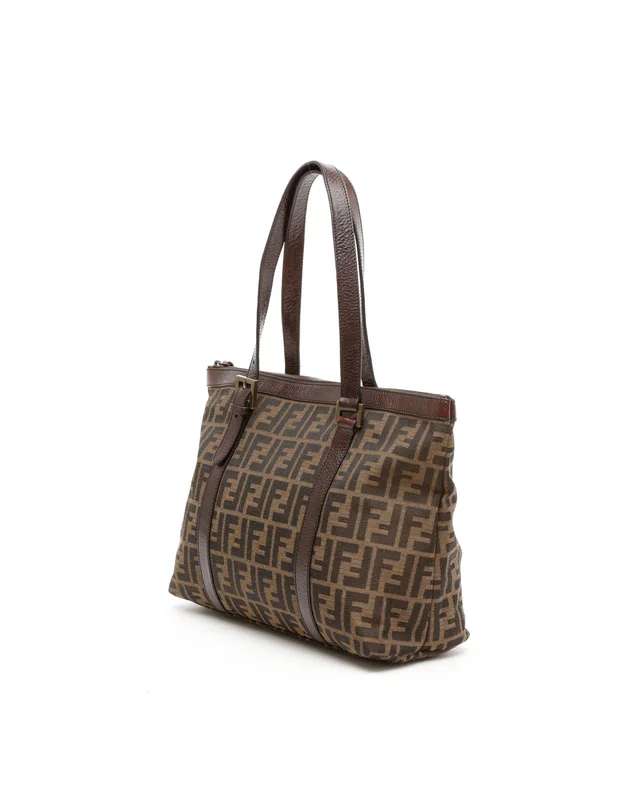 Fendi Zucca Tote Bag in Canvas from A Retro Tale, photo 3 of 7