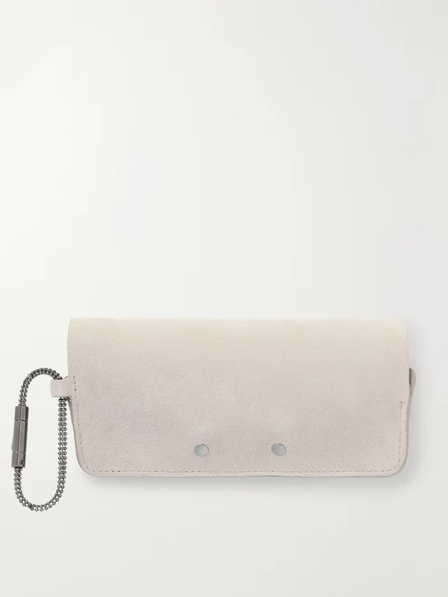 BRUNELLO CUCINELLI Suede glasses case in White, photo 2 of 2 from NET-A-PORTER (Canada)