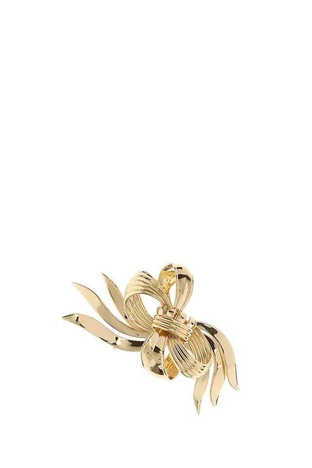 Miu Miu Jewelry Hair Clip — Gold Ottone Pins Claws & Clips in Gold from HEWI
