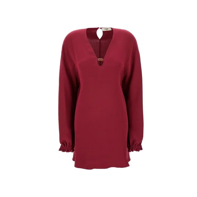 Fendi Purple Silk Casual Dress in Purple Silk from HEWI