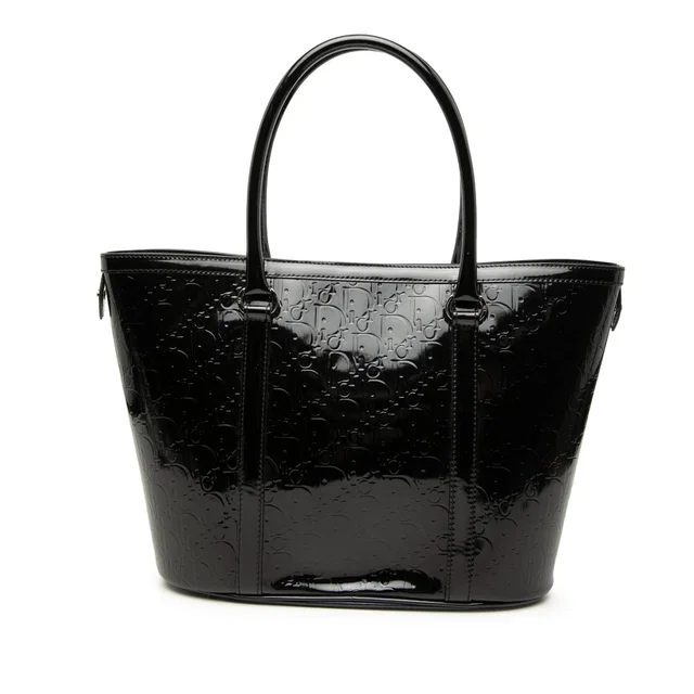 Black Dior Diorissimo Trotter Patent Tote in Black Patent leather from Designer Revival, photo 1 of 1