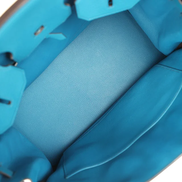 Hermès Birkin 35 Bleu de Galice Togo Palladium Hardware in Blue Togo from Madison Avenue Couture, photo 8 of 9