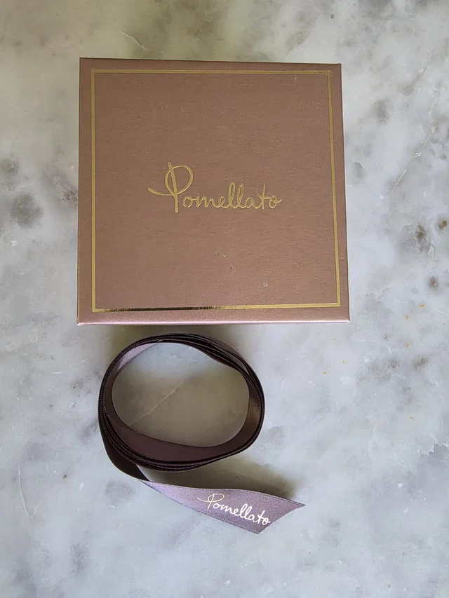 Pomellato Box For Accessories W/Ribbon - Dusty Rose / Mauve (3.5"W X 3.5"H) in pink from Poshmark