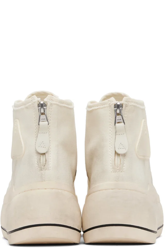 R13 Off-White Kurt High Top Sneakers, photo 2 of 5 from SSENSE