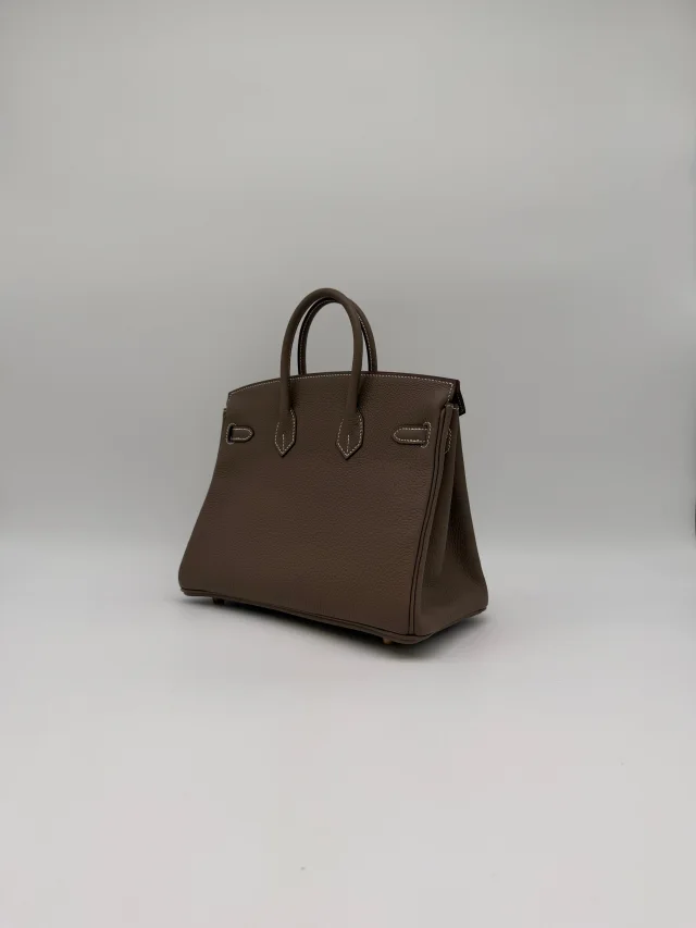 Hermès Birkin 25 Etoupe Togo Gold Hardware in Taupe Togo leather from Luxury Promise, photo 9 of 11