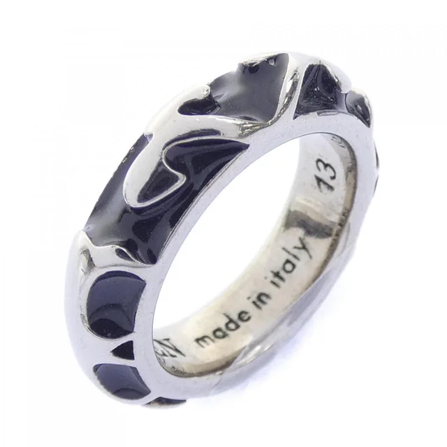Alexander McQueen Ring in Black type Silver type 13 from KOMEHYO