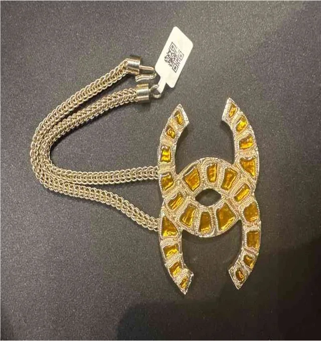 Chanel 2019 Egyptian Caramel Double C Necklace from Luxury Promise, photo 1 of 1