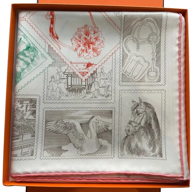 30. Hermes Silk Scarf 90cm - New in Box in Silk from Luxury Promise