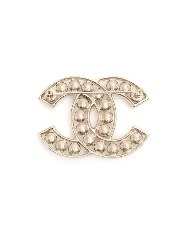 Chanel Coco Mark Pearl Brooch from A Retro Tale, photo 4 of 4