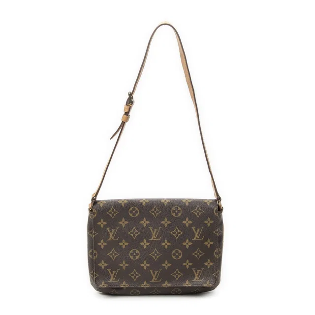 Louis Vuitton Musette Tango Brown Monogram Crossbody Bag in Brown from The Reluxe