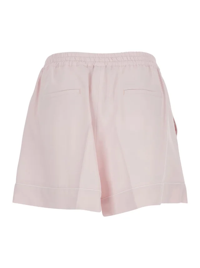 SPORTMAX Shorts 'SPXCRESPO' Pink with Pockets and High Waist in Viscose Women in Pink 100% Viscose, photo 3 of 6 from Gaudenzi Boutique