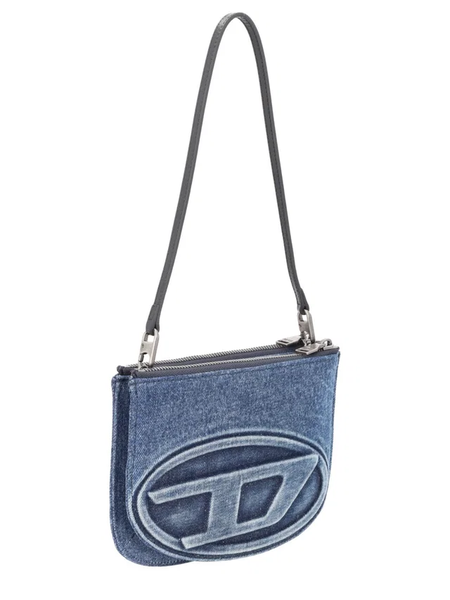 Diesel 1dr Twin Shoulder Bag — Blue Cotton Cow Leather in Blue Leather from HEWI