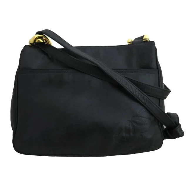 Loewe Shoulder Bag Anagram Leather Black in black Leather from Poshmark