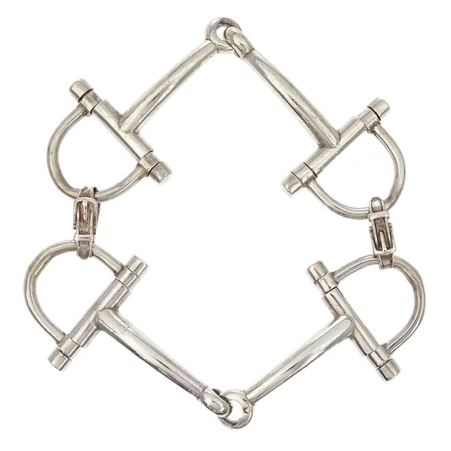 Hermès Horsebit Bracelet SV925 from AMORE Vintage Tokyo
