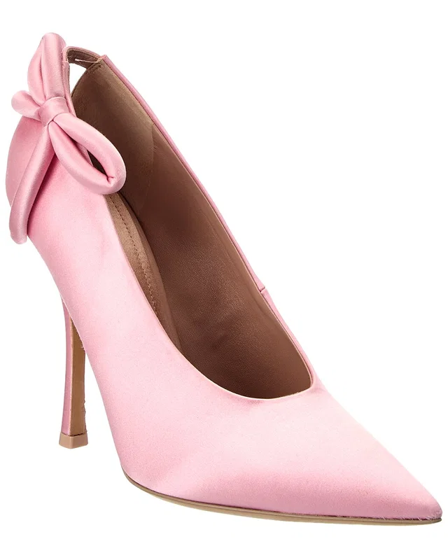 Valentino Nite Out 110 Satin Pump in Pink, image 1 of 1 from Gilt