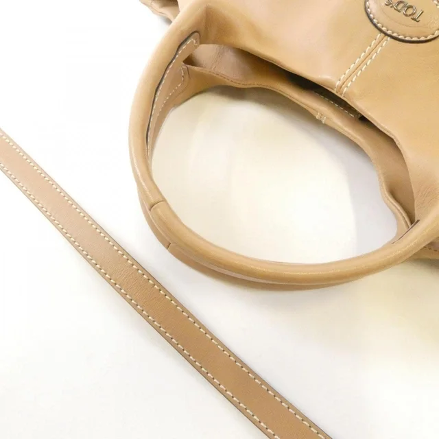 Tod's Hand bag in BEIGE / SILVER metal fittings leather from KOMEHYO, photo 2 of 9