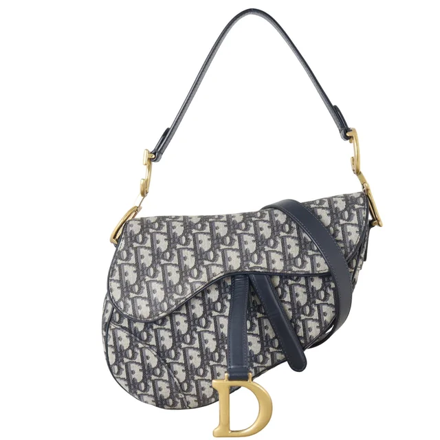 Dior Saddle Bag Oblique with Strap in Calfskin from Luxe.It.Fwd