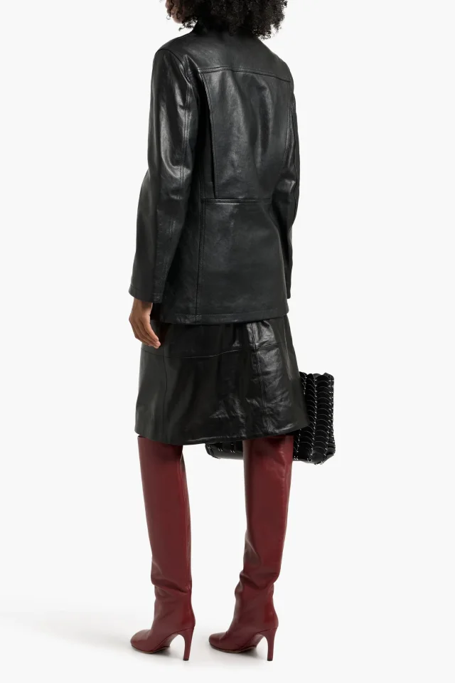 Veronica De Piante Cassidy Leather Jacket, photo 3 of 4 from THE OUTNET