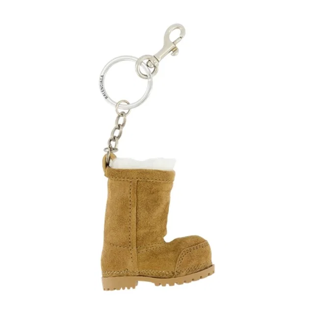 Balenciaga Key Case — Brown Calfskin Keychains in Brown Calfskin from HEWI