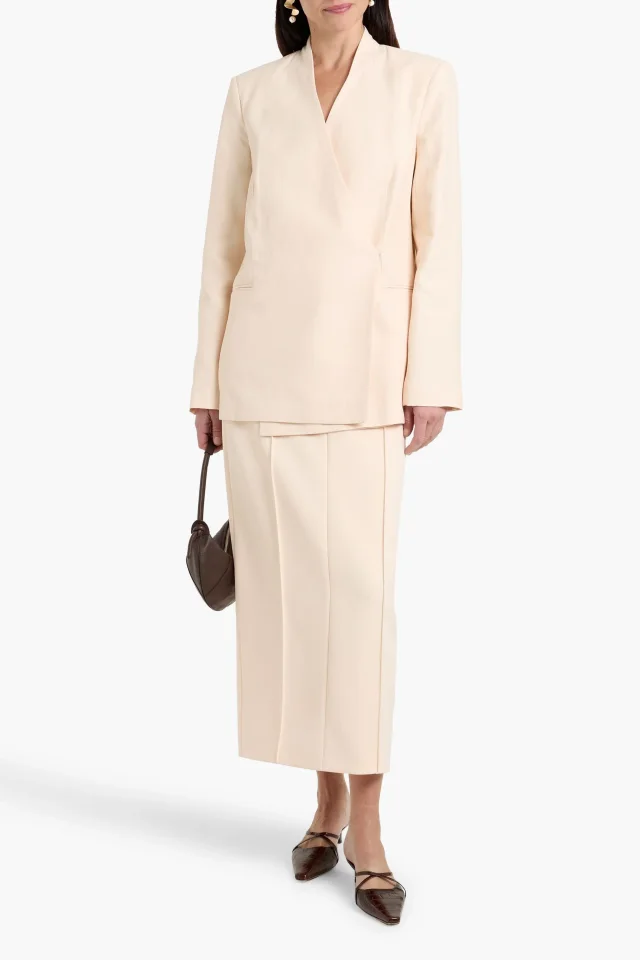 Loulou de Saison LOULOU STUDIO Lahari Twill Blazer, photo 2 of 4 from THE OUTNET