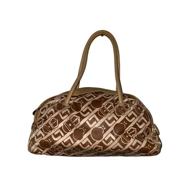 Judith Leiber Vintage Shoulder Bag Handbag Buckle Print L Rare in brown|red from Poshmark