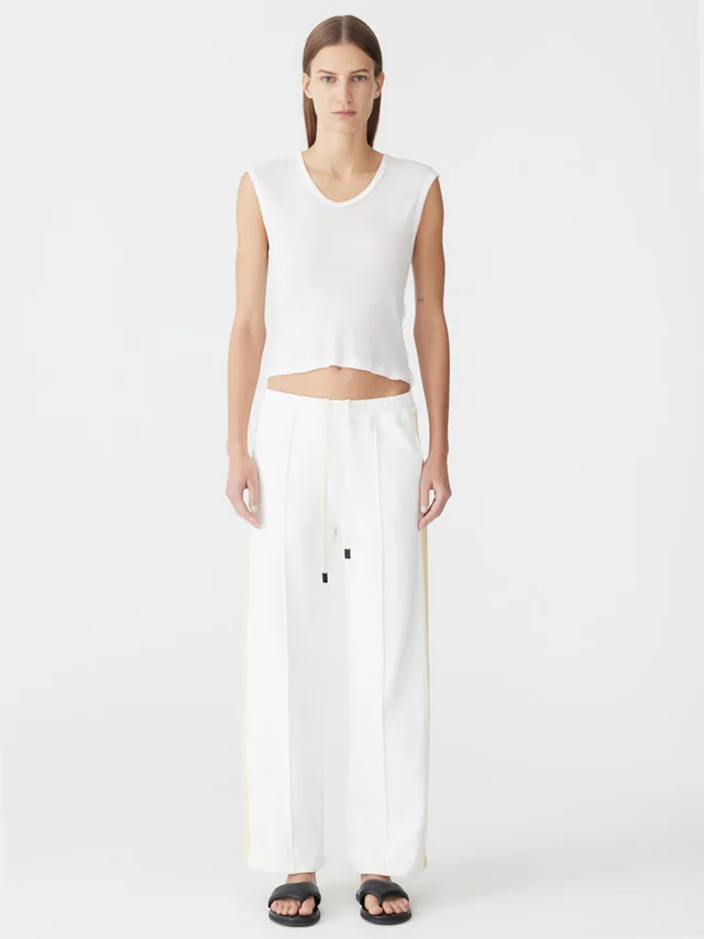 Bassike Twill Stripe Detail Pant from bassike, photo 1 of 1