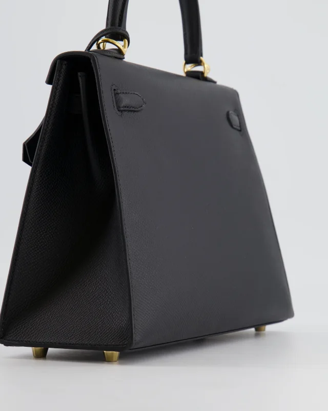 Hermès Kelly 25 Sellier Bag in Black Epsom leather from Sellier, photo 14 of 24