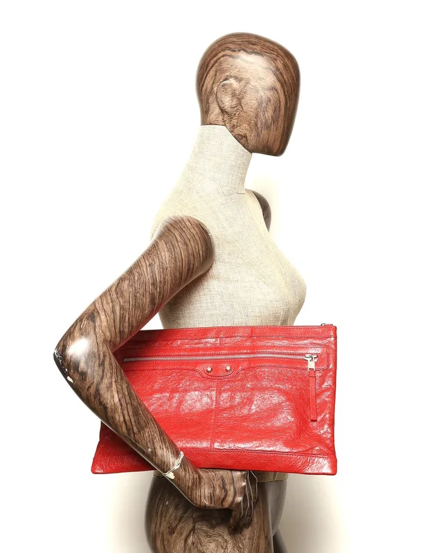 Balenciaga Classic Clip City Clutch Bag in Leather from A Retro Tale, photo 7 of 7