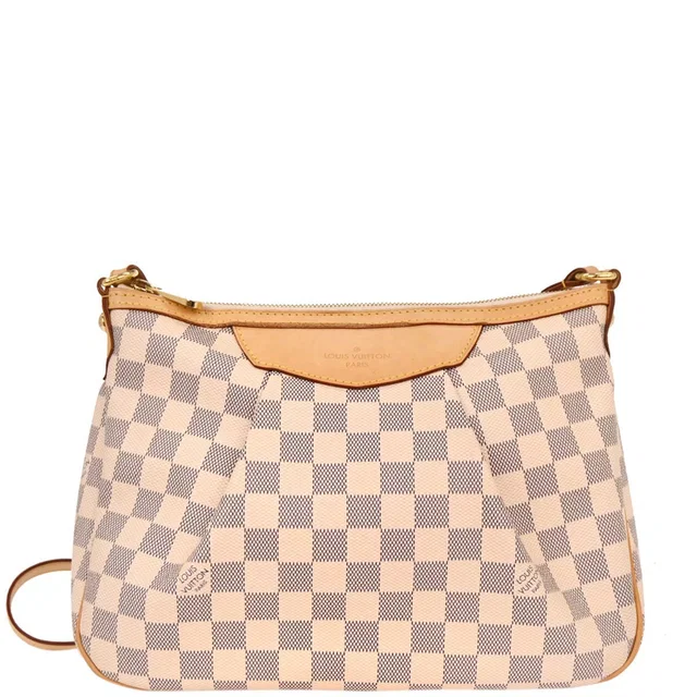 Louis Vuitton Damier Azur Siracusa PM Shoulder Bag N41113 in Canvas from AMORE Vintage Tokyo